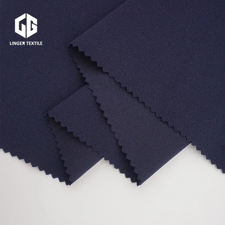 High Quality 100d Polyester Crepe Fabric with Elastane for Apparel