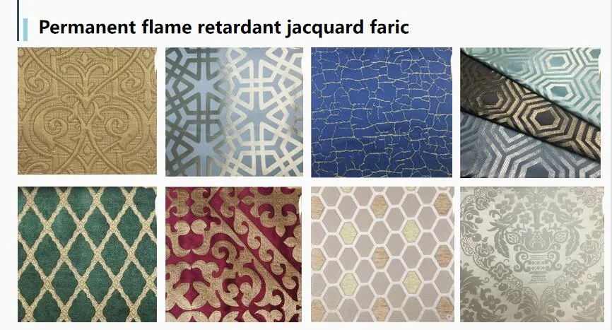 Polyester Flame Retardant Fabric for Garment Apparel Furniture Car Interior