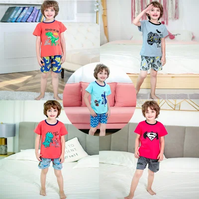 Комплект детской одежды для сна из двух предметов для девочек и мальчиков.